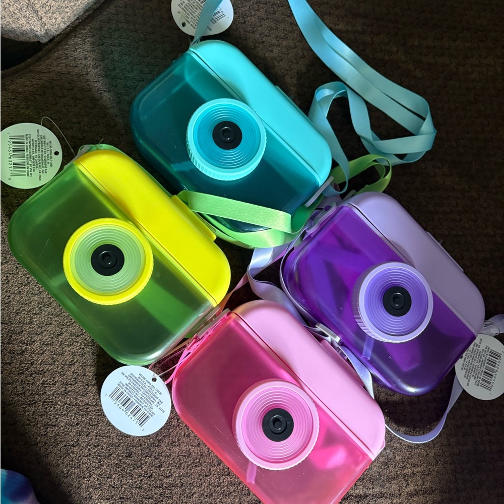 Colorful Transparent Camera bottles